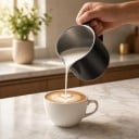 Elektrische melkopschuimer en stoommachine 8-in-1 Afneembare vaatwasmachinebestendige kan 400 ml Magnetische aandrijving 35.000 t/min Zwart 4