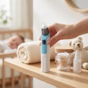 Elektrische neussauger voor kinderen 6 zuigniveaus 65 kPa Batterij 500 mAh Siliconen opzetstukken Voor zuigelingen en peuters 3