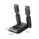 Elektrische schoenen droger 48°C 220V Draagbare schoenverwarmer met temperatuurregeling Snelle droging van schoenen tegen vocht en geur Thuisgebruik 2