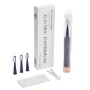 Elektrische sonische tandenborstel oplaadbaar 38.000 trillingen/min 6 standen IPX7 Waterdicht USB opladen 4 zachte opzetborstels ABS Nylon 2