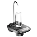 Elektrische Wasserpumpe Automatischer Wasserspender mit Glasständer Wiederaufladbare Wasserpumpe tragbare schwarze Farbe 2