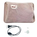 Elektrische waterverwarmingszak 27 x 17 cm 220 V 420 W EU stekker Oplaadbare pluche fles Veilige hand- en lichaamswarmte 10