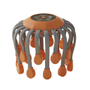 Elektrischer Kopfmassager mit 20 Massageköpfen 3 Intensitäten Vibrations Therapie verstellbarer Umfang für Köpfe bis 60 cm 3