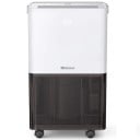 Elektrischer Luftentfeuchter 10 l Tank 1,7 l mit dauerhaftem Ablassschlauch 25,6 x 41,5 x 20,3 cm Aktivkohlefilter Weiß Für Wohnung und Keller 1