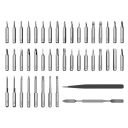 Elektrischer Schraubendreher für iPhone-Reparaturen 42 Bits 5 Geschwindigkeiten 180 U/min Pinzette Hebel Magnetische Box USB-Ladekabel 2