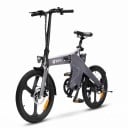 Elektrisches Fahrrad DYU T1 Bürstenloser Motor 250 W Lithium-Batterie 36 V 10 Ah 20 Zoll Räder Shimano 7 Gänge Scheibenbremsen Grau Für die Stadt 2