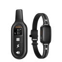 Elektrisches Hundetrainingshalsband, wasserdicht, IPX7, Schock-Vibration, Anti-Bell-Halsband mit Fernbedienung für Haustiere, 2 Stück 4