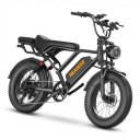 Elektrisches Mountainbike HEADEER Fat Bike Batterie 48 V 20 Ah LCD Display Federung vorne und hinten Scheibenbremsen Schwarz Für Gelände und Stadt 2