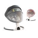 Elektrisk babysäng med Bluetooth musik, myggnät, leksaker och fjärrkontroll i plast och textil för nyfödda 6
