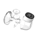 Elektrisk bærbar brystpumpe 800mAh USB genopladelig LED-display 3 tilstande justerbar styrke BPA-fri diameter 12 cm 2
