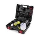 Elektrisk billyft 5 t 12 V med slagdragare och kompressor Lyft 13,5–36 cm LED-lampa Svart och grön För däckbyte 5