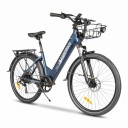 Elektrisk cykel til voksne Samebike RS-A01 Pro Motor 250 W Batteri 36 V 15 Ah Shimano 7 gear Foran kurv og bagagebærer Til byen og ture 2