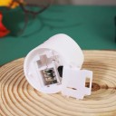 Elektrisk färgstark LED-ljusformad lampa 3x knappbatteri Flerfärgade Halloween-lampor med ansikten Hem Halloween-dekoration 3,6 x 4,5 cm 6 st 2
