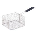 Elektrisk frituregryde med to tanke 12 l 1500 W Bordfrituregryde i rustfrit stål til pommes frites Tokammerfrituregryde med manuel betjening 54 x 45 x 30 cm 4