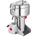 Elektrisk kaffekværn 1400 W 27000 o/min. Kornkværn i rustfrit stål med overbelastningsbeskyttelse 350 g. Kværn til korn, majs, krydderurter 34,4 x 16 cm. 3