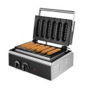 Elektrisk majsmaskine med temperatur- og tidskontrol 6 stk. 1500 W majsmaskine To varmeplader med non-stick overflade 38,5 x 37 x 10 cm 2