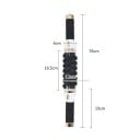 Elektrisk massagevals 39 kulor 55 × 7,2 cm vibrations 40–320 Hz dubbelhandtag kroppsmassage lymfatisk dränering 4