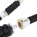 Elektrisk massagevalse 39 kugler 55 × 7,2 cm vibrerende 40–320 Hz dobbelt håndtag kropsmassage lymfatisk dræning 2