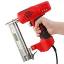 Elektrisk spikpistoler och häftare 2600W 15–30 mm 100 st röd verktyg för möbler träramar snickeri och byggande 1