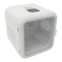 Elektrisk torkbox för hundar och katter 62 l med justerbar temperatur 22–45 °C, torktid 10–180 min, dubbel luftcirkulation, vit 2