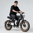 Elektriskt cykel URLIFE T2 Fat bike Avtagbart batteri 48 V 15,6 Ah Shimano växling Färgglad LCD-skärm Skivbromsar För terräng och stad 4