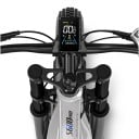 Elektriskt mountainbike Shengmilo S600 Pro Två motorer 2 x 80 Nm Batteri 48 V 25 Ah Shimano 7 växlar Fullfjädrad Grå För terräng och stad 3