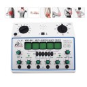 Elektroakupunkturní přístroj KWD-808 6 kanálů 5 vln 1-100 Hz 26 cm bílý stimulátor nervů a svalů úleva od bolesti a artritidy 3