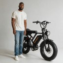 Elektrokolo HEADEER BK20 Fat bike Motor 250 W Baterie 48 V 20 Ah Až 50 km/h Pneumatiky 20 x 4 palce Kotúčové brzdy LCD displej Čierne 4