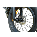 Elektrokolo Q3 s tlustými pneumatikami 20" × 4,0, batéria 48V 10Ah, motor 750 W, dojazd až 50 km, kotúčové brzdy, čierne, do mesta aj terénu 3