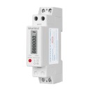 Elektromér 91 x 18 x 65 mm 230 V 5(60) A Egyfázisú 1P 2 vezeték DIN 35 mm LCD digitális kijelző Áramkimaradás utáni memória 1. osztály 1