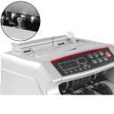 Elektromos bankjegyszámláló UV, MG és IR hamisítványfelismeréssel, LED kijelzővel, számlálóval, adagolással és riasztási funkcióval, 130+ bankjegyhez 2