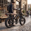 Elektromos kerékpár HEADEER BK20 Fat bike Motor 250 W Akkumulátor 48 V 20 Ah Akár 50 km/h Gumik 20 x 4 hüvelyk Tárcsafékek LCD kijelző Fekete 6