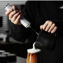 Elektromos tejhabosító MHW-3BOMBER 2 habverő 3 sebesség Akkumulátor 1500 mAh USB-C töltés Rozsdamentes acél 304 Ezüst Latte és cappuccinohoz 4