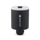 Elektronická pumpa na vodní dýmku Hookah Pump černá s LED světlem a baterií 1300mAh nabíjení USB-C přenosná pro shishu a chichu 1