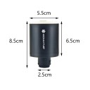 Elektronická pumpa na vodní dýmku Hookah Pump černá s LED světlem a baterií 1300mAh nabíjení USB-C přenosná pro shishu a chichu 5