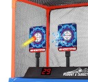 Elektronický automatický terč so 3 terčmi pre Nerf zbrane a iné typy zbraní 32 x 21 x 26 cm Krabicový strelecký terč so svetelnými efektmi a počítaním 4