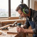 Ηλεκτρονικά προστατευτικά ακουστικών με Bluetooth 5.0 Ακουστικά με FM/AM ραδιόφωνο και LCD οθόνη Απορρόφηση SNR 31 dB Μπαταρία 2000 mAh 2
