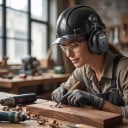 Elektronische Gehörschutzkopfhörer für Helme mit Bluetooth 5.3 Kopfhörer mit Geräuschunterdrückung SNR 30 dB Batterie 1100 mAh Kunststoff ABS Schwarz 3