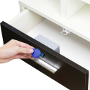 Elektronisches Sensorschloss ohne Schlüssel Verstecktes Schloss für Schubladen und Schränke Kindersicherung für Holztüren, Glas- und Stahloberflächen 2