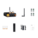 Elektronkový stereo zesilovač MC331 2 x 105 W při 4 ohmech Bluetooth 5.3 vstupy RCA a COA i OPT a USB černý na domácí poslech 2