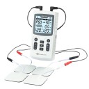 Elektrostimulátor svalů TENS EMS IFC RUSS 4v1 60 programů 4000 Hz 2 kanály LCD displej úleva od bolesti a rehabilitace svalů 5