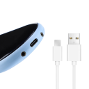 Elektrostimulattori lihaksille TENS EMS NEMS 18 tilaa 30 tasoa 12,7 cm USB-C ladattava sininen kaksoiskanavainen hieroja selkä- ja lihaskipuihin 5