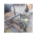 Elektryczne dmuchawa do grilla i pieca kowalskiego z regulatorem obrotów 22 × 18,5 × 12,5 cm metalowa konstrukcja zielona do węgla i pieców 3