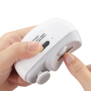 Elektryczne wielofunkcyjne urządzenie do pielęgnacji paznokci 8,5 x 6,8 x 3 cm USB-C 4W Latarka Blokada dziecięca Przycinanie Polerowanie Szlifowanie Pilnikowanie Szczoteczka do czyszczenia 2