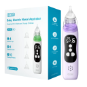 Elektryczny aspirator do nosa dla dzieci z muzyką 6 trybów ssania 4 silikonowe nakładki Zasilanie USB Mocne i delikatne ssanie 0,65 kPa 3