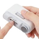 Elektryczny bezprzewodowy obcinacz do paznokci 8 x 5,5 x 2,8 cm Ładowanie przez USB-C 500 mAh Latarka 2 prędkości Polerowanie Pilnikowanie Dla dzieci 4