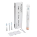 Elektryczny soniczny szczoteczka do zębów ładowany 38 000 wibracji/min 6 trybów IPX7 Wodoodporny USB ładowanie 4 miękkie główki ABS Nylon 1