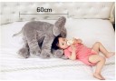 Éléphant fabriqué en coton véritable 60 cm J998 2