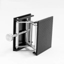 Elevador de laboratorio de acero inoxidable ajustable con plataforma estable para trabajo 4