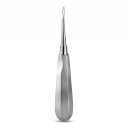 Elevador dental (palanquilla de extracción) con punta curva de 3 mm de acero inoxidable, plateado, instrumento quirúrgico odontológico para extracción de dientes 1